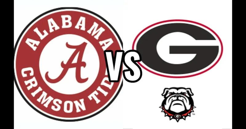 Alabama Crimson Tide vs. Georgia Bulldogs