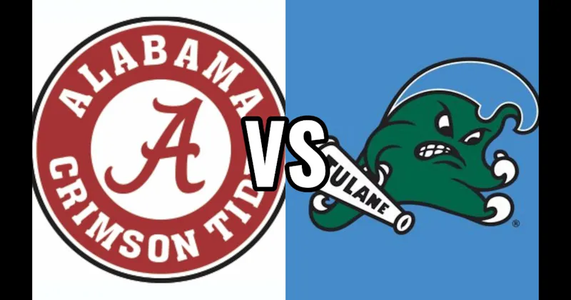 Alabama Crimson Tide vs. Tulane Green Wave