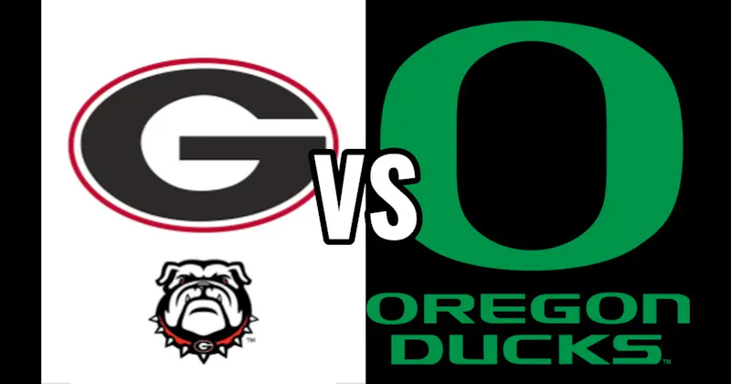 Georgia Bulldogs vs. Oregon Ducks