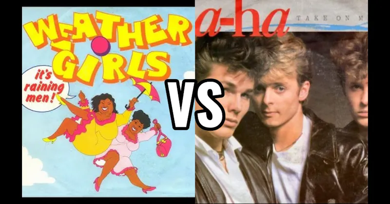 A-ha - Take On Me vs. The Weather Girls - It's Raining Men