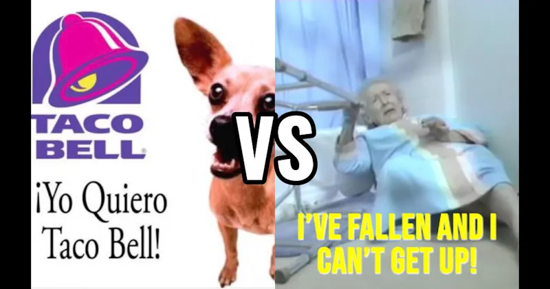“I’ve Fallen and I Can’t Get Up!” vs. “Yo Quiero Taco Bell”