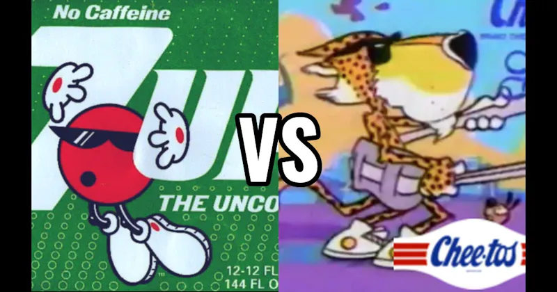 7UP Spot (Cool Spot) vs. Chester Cheetah (Cheetos)