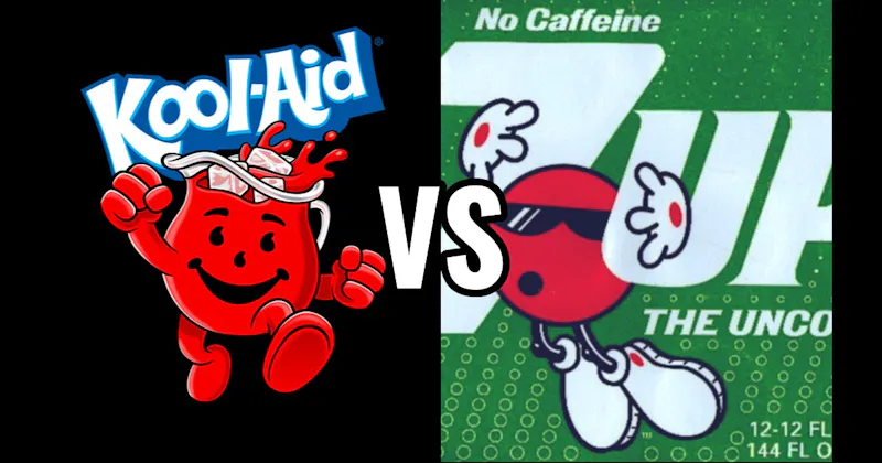 7UP Spot (Cool Spot) vs. Kool-Aid Man