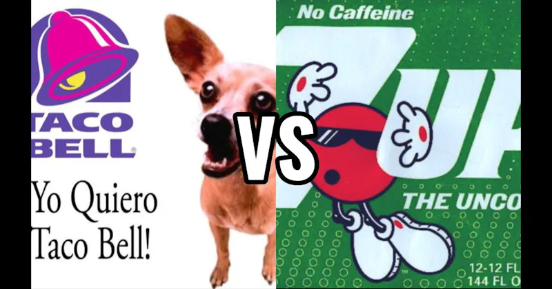 7UP Spot (Cool Spot) vs. Taco Bell Chihuahua (Taco Bell)