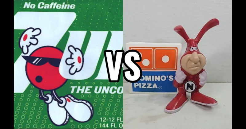 7UP Spot (Cool Spot) vs. The Noid (Domino’s)