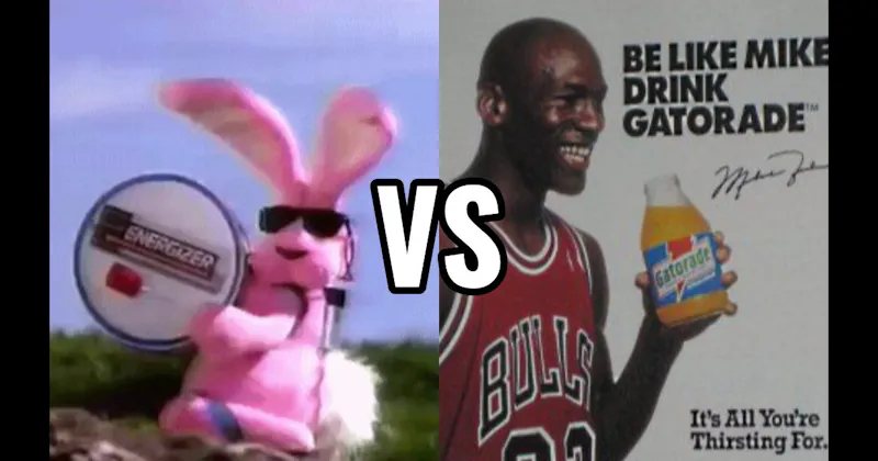 Energizer Bunny vs. “Be Like Mike” (Gatorade)