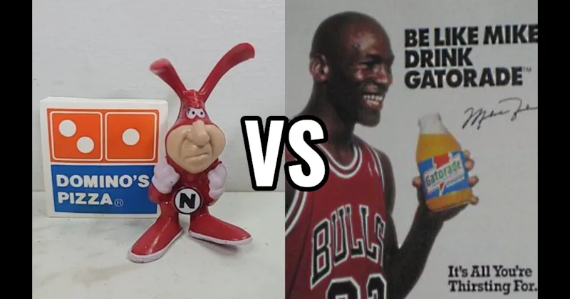 The Noid (Domino’s) vs. “Be Like Mike” (Gatorade)