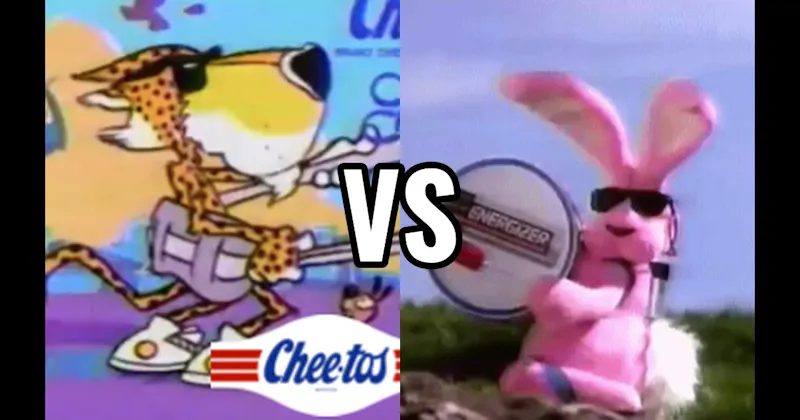 Chester Cheetah (Cheetos) vs. Energizer Bunny