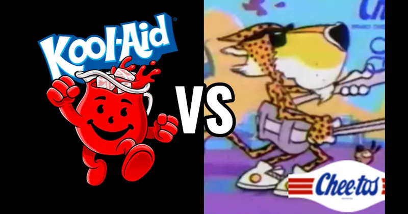 Chester Cheetah (Cheetos) vs. Kool-Aid Man