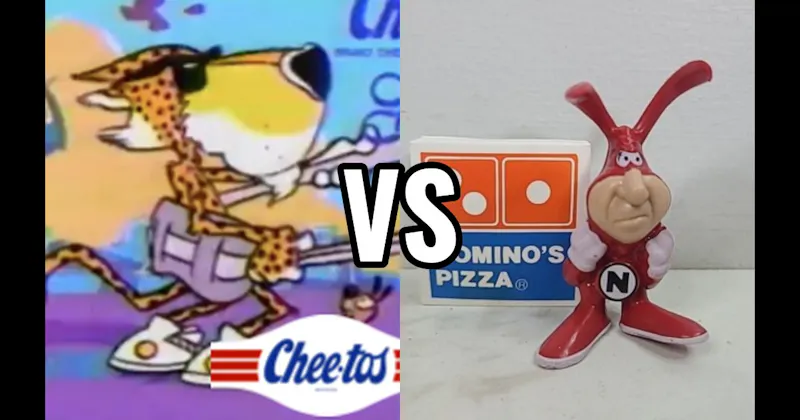 Chester Cheetah (Cheetos) vs. The Noid (Domino’s)