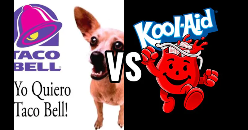 Kool-Aid Man vs. Taco Bell Chihuahua (Taco Bell)
