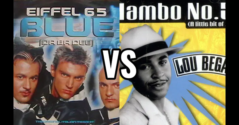 Eiffel 65 – Blue (Da Ba Dee) vs. Mambo No. 5 by Lou Bega