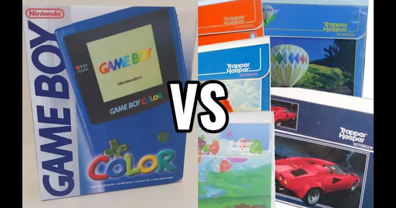 Game Boy Color vs. Trapper Keeper
