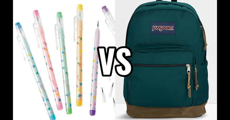 Jansport Backpack vs. Mechanical Pencils