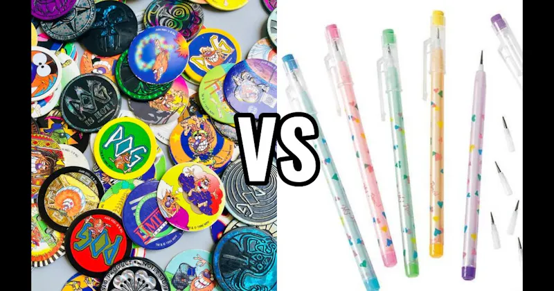 Mechanical Pencils vs. Pogs