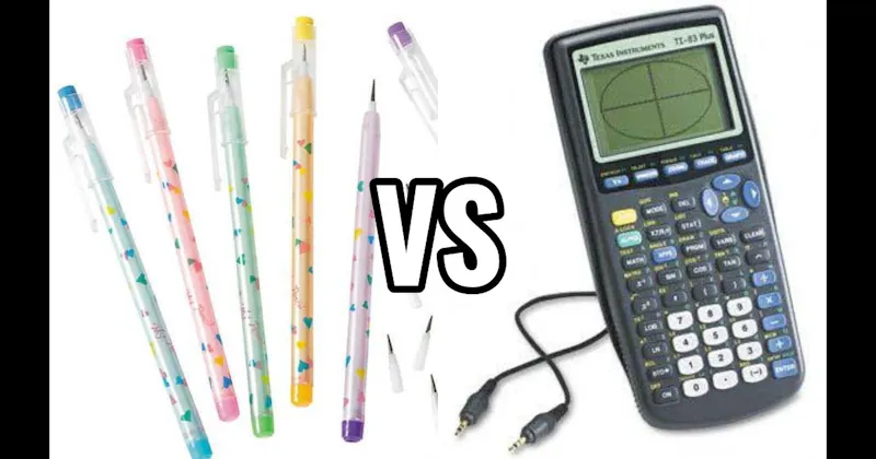 Mechanical Pencils vs. TI-83 Graphing Calculator
