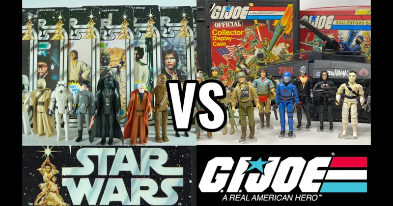 G.I. Joe: A Real American Hero (Hasbro)  vs. Star Wars (Kenner → Hasbro, 1977–present)