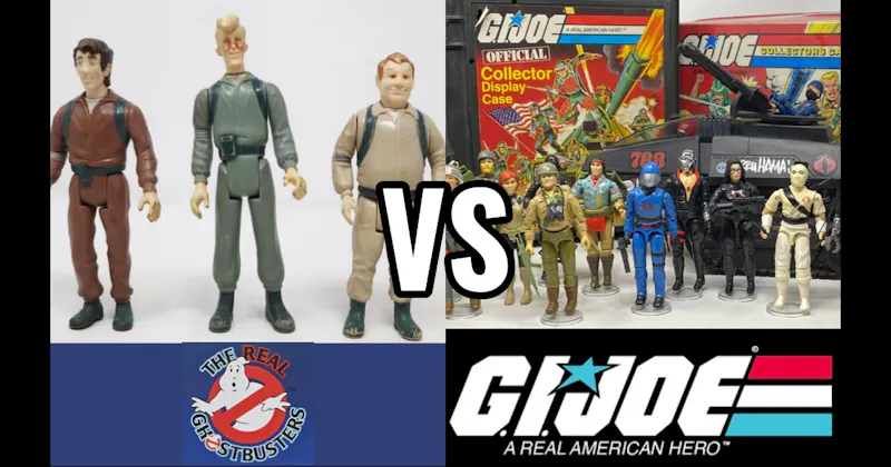 G.I. Joe: A Real American Hero (Hasbro)  vs. The Real Ghostbusters (Kenner, 1986–1991)