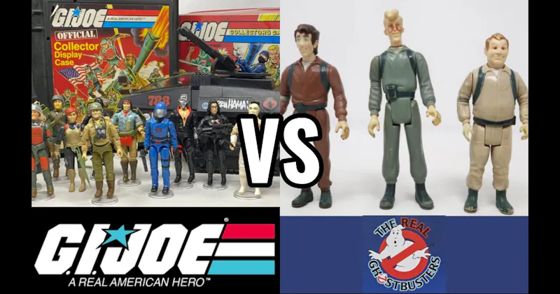 G.I. Joe: A Real American Hero (Hasbro)  vs. The Real Ghostbusters (Kenner, 1986–1991)