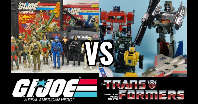 G.I. Joe: A Real American Hero (Hasbro)  vs. Transformers (Hasbro, 1984–present)