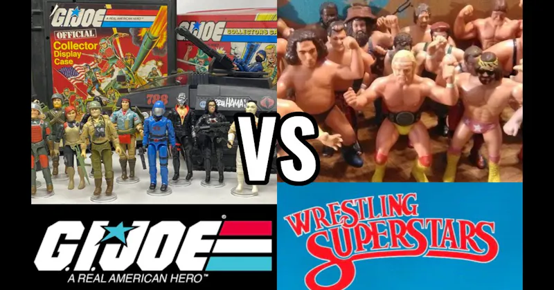 G.I. Joe: A Real American Hero (Hasbro)  vs. WWF Wrestling Superstars (LJN, 1985–1994)