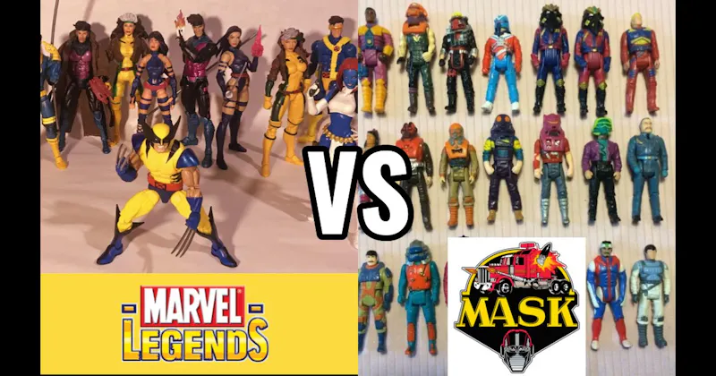 MASK (Kenner) vs. Marvel Legends (Toy Biz → Hasbro)