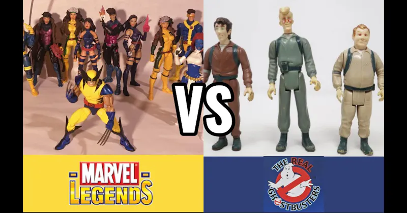 Marvel Legends (Toy Biz → Hasbro) vs. The Real Ghostbusters (Kenner, 1986–1991)