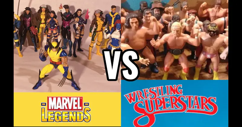 Marvel Legends (Toy Biz → Hasbro) vs. WWF Wrestling Superstars (LJN, 1985–1994)
