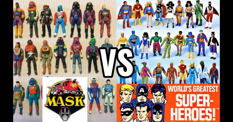 MASK (Kenner) vs. Mego World’s Greatest Super Heroes (1972–1982)