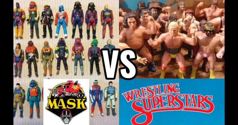 MASK (Kenner) vs. WWF Wrestling Superstars (LJN, 1985–1994)