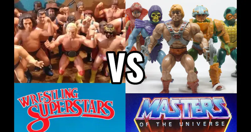 Masters of the Universe (Mattel, 1982–1987) vs. WWF Wrestling Superstars (LJN, 1985–1994)