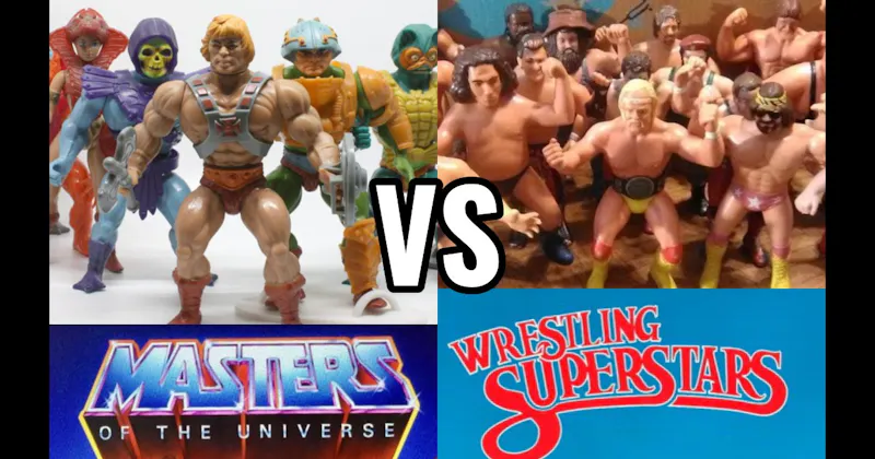 Masters of the Universe (Mattel, 1982–1987) vs. WWF Wrestling Superstars (LJN, 1985–1994)