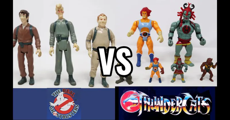The Real Ghostbusters (Kenner, 1986–1991) vs. ThunderCats (LJN, 1985–1987)