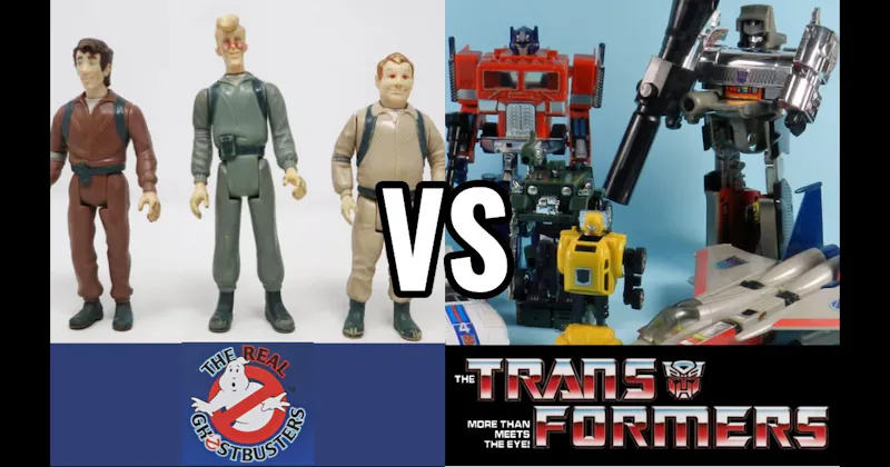 The Real Ghostbusters (Kenner, 1986–1991) vs. Transformers (Hasbro, 1984–present)