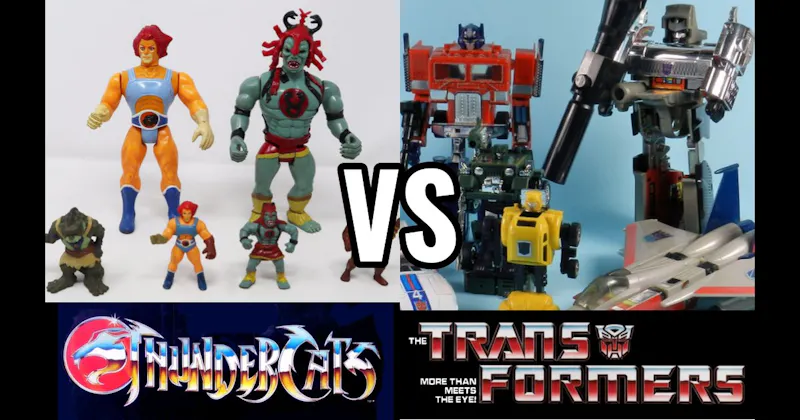 ThunderCats (LJN, 1985–1987) vs. Transformers (Hasbro, 1984–present)