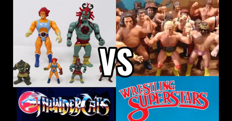ThunderCats (LJN, 1985–1987) vs. WWF Wrestling Superstars (LJN, 1985–1994)