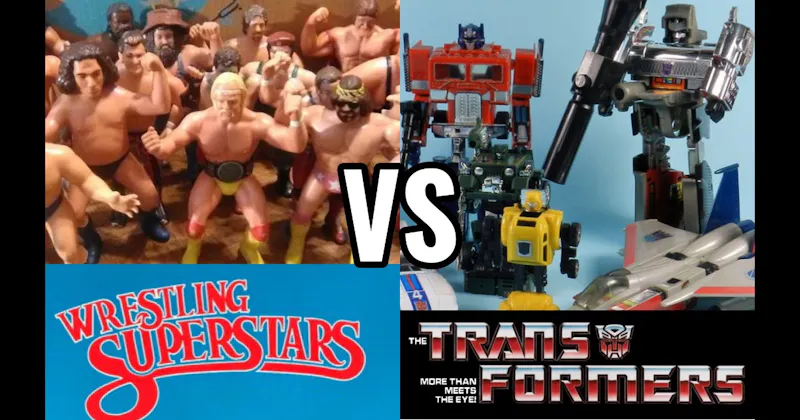 Transformers (Hasbro, 1984–present) vs. WWF Wrestling Superstars (LJN, 1985–1994)