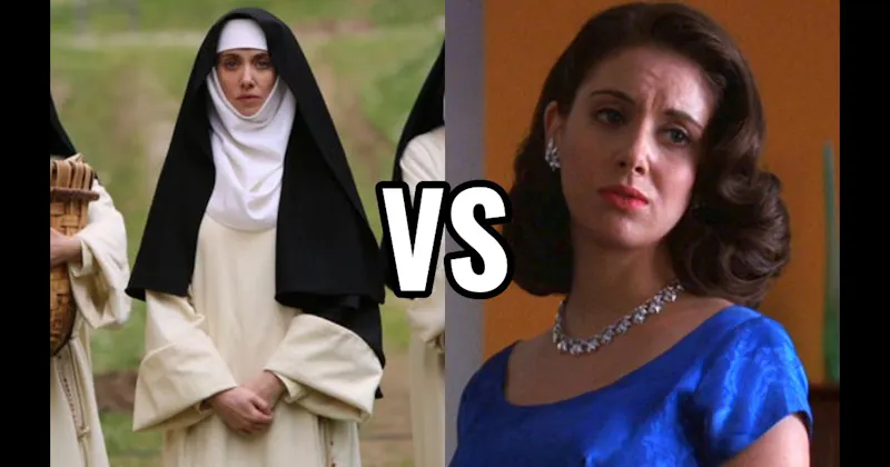 Alessandra in The Little Hours vs. Trudy Campbell in Mad Men