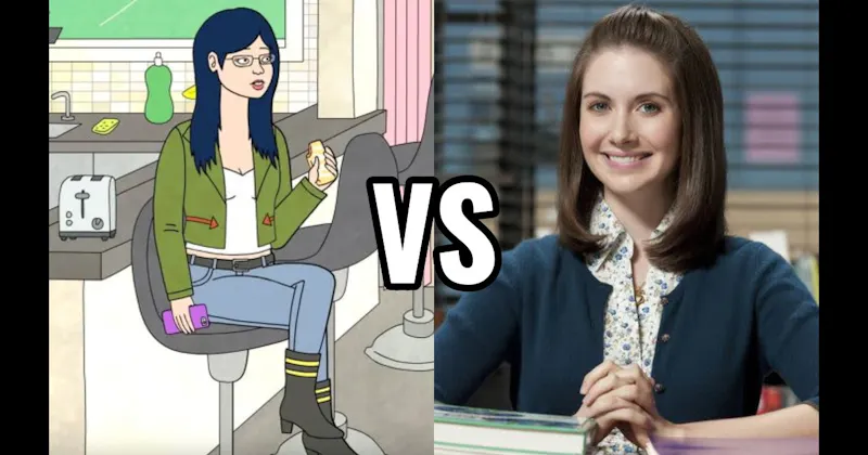 Annie Edison in Community vs. Diane Nguyen in BoJack Horseman