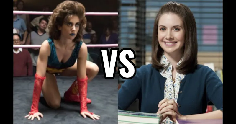 Annie Edison in Community vs. Ruth Wilder in GLOW