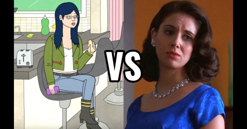 Diane Nguyen in BoJack Horseman vs. Trudy Campbell in Mad Men