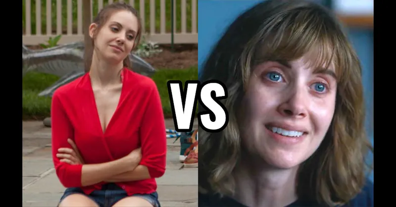 Lainey in Sleeping with Other People vs. Sarah in Horse Girl