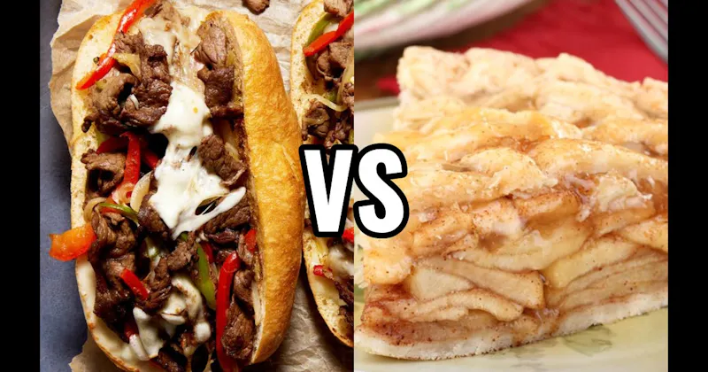 Apple Pie vs. Philly Cheesesteak