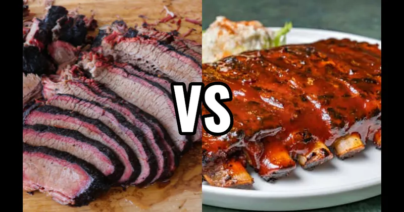 BBQ Ribs vs. Barbecue Brisket