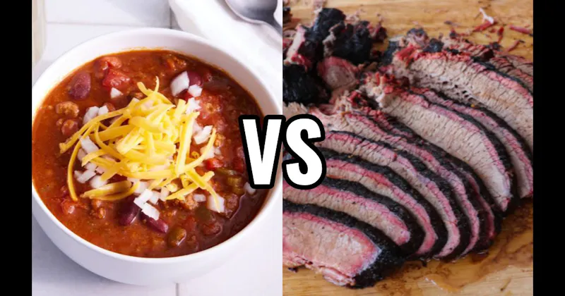 Barbecue Brisket vs. Chili