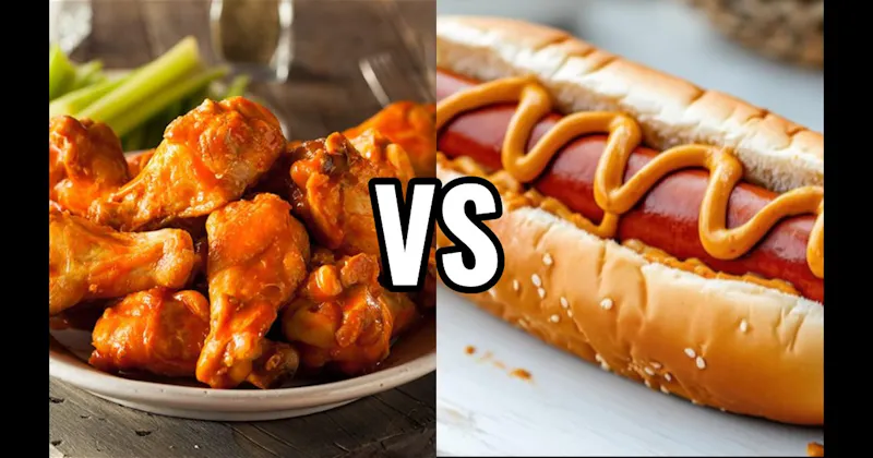 Buffalo Wings vs. Hot Dogs