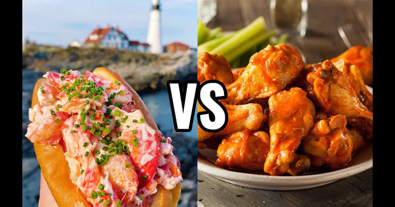 Buffalo Wings vs. Lobster Roll