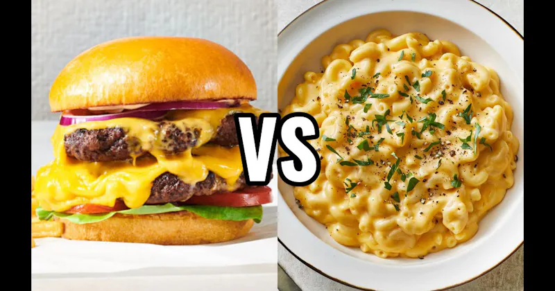 Cheeseburger vs. Macaroni and Cheese
