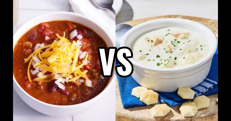 Chili vs. Clam Chowder