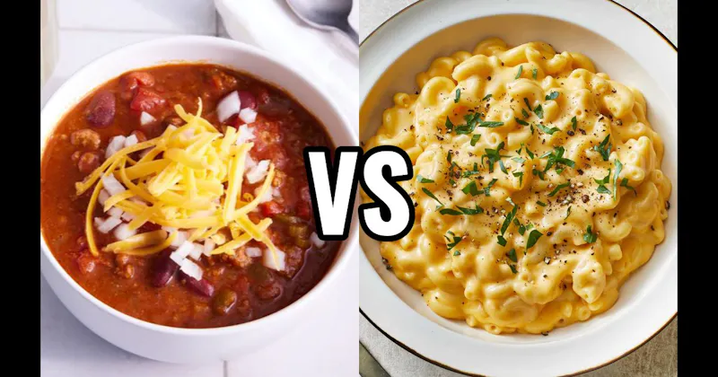 Chili vs. Macaroni and Cheese